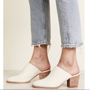 Madewell Ivory Harper Mule 6.5